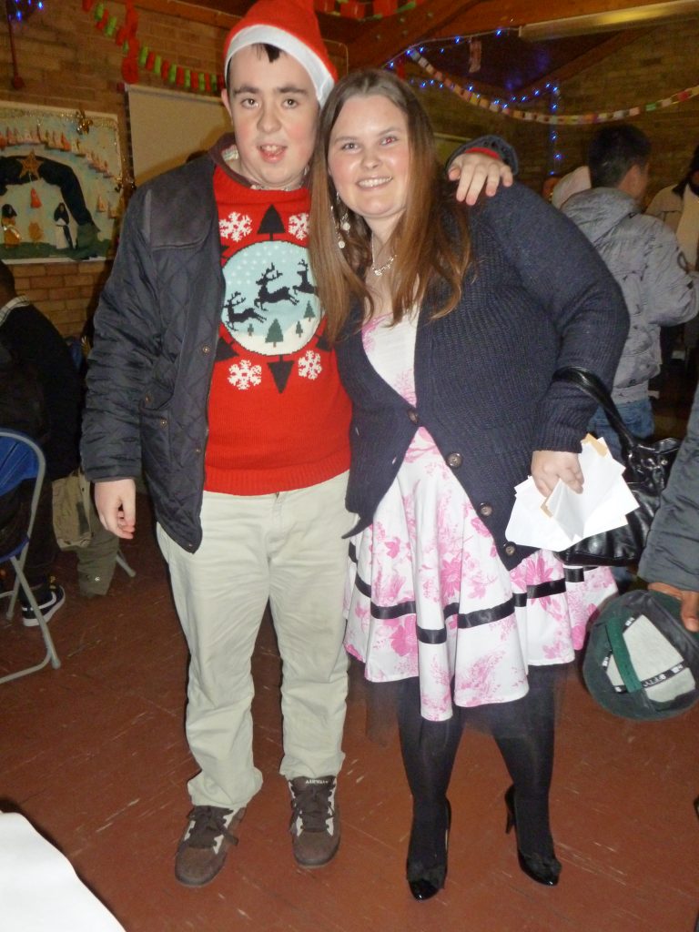 Stephen and Gemma enjoyed the party